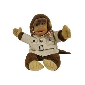 Hosung Vintage 1995 The Junior Chimp Hand Puppet JULIOUS Plush Squeaker